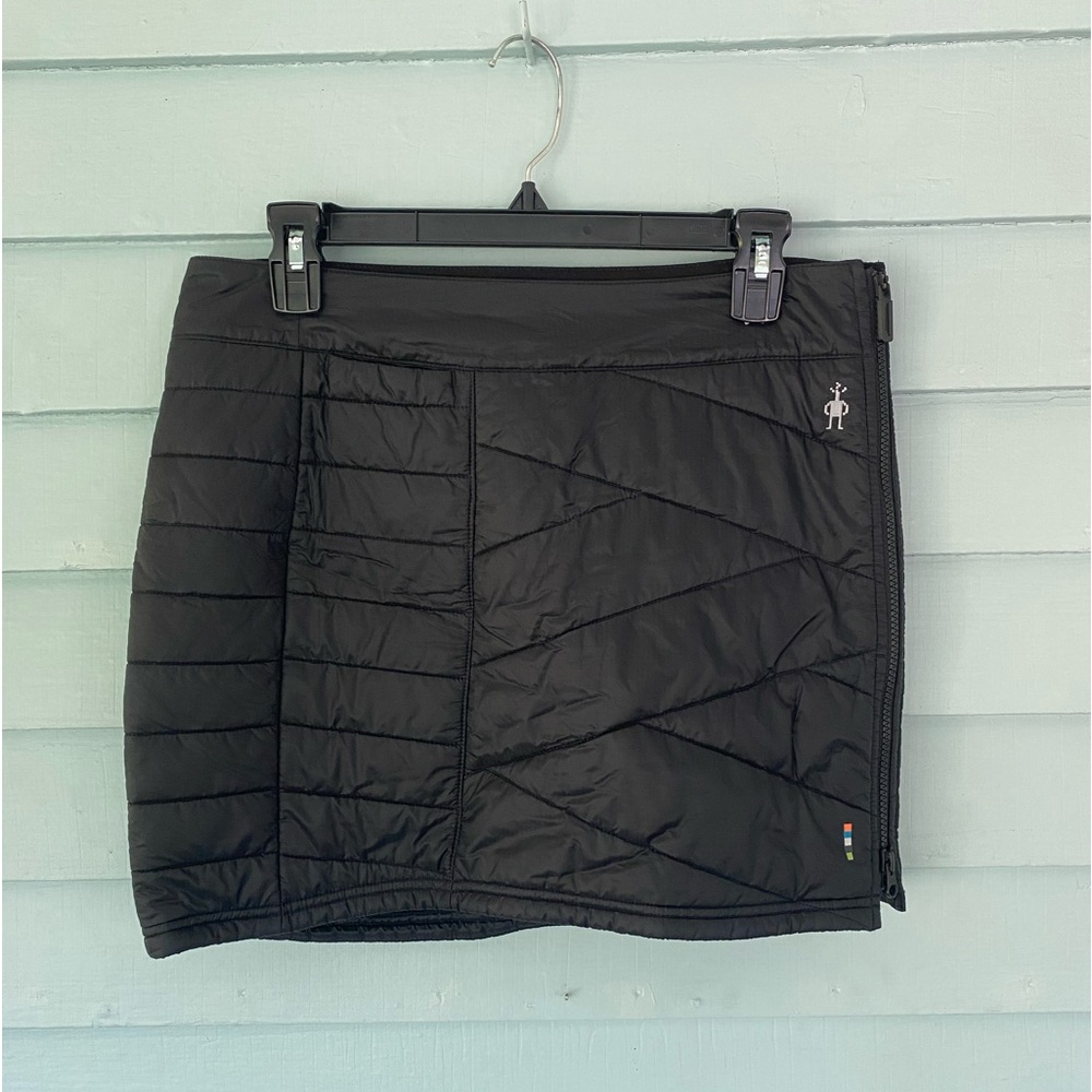 SMARTWOOL Smartloft 120 Black Zip Skirt (Medium)